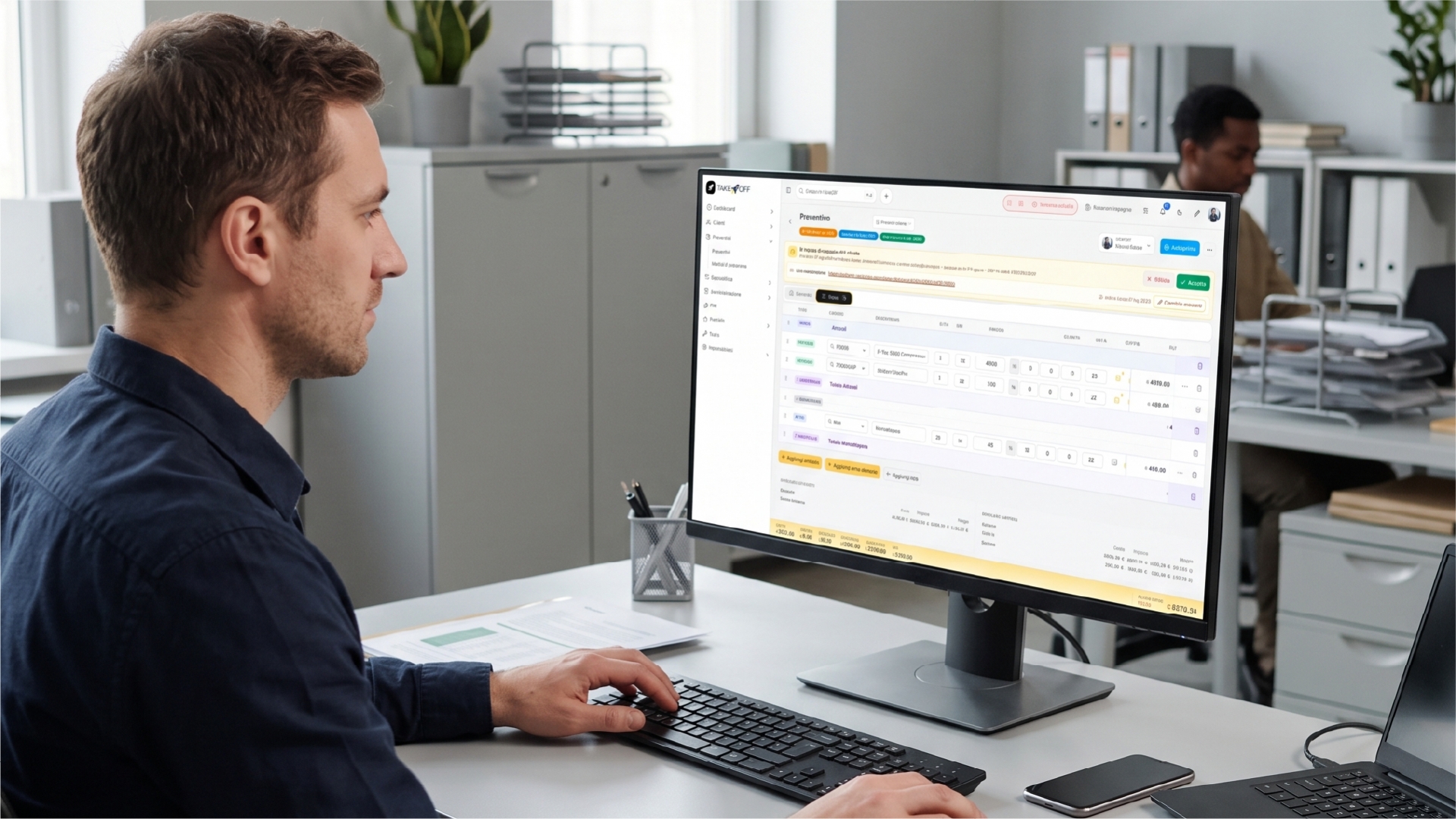 Gestione di preventivi e trattative commerciali - TakeOff